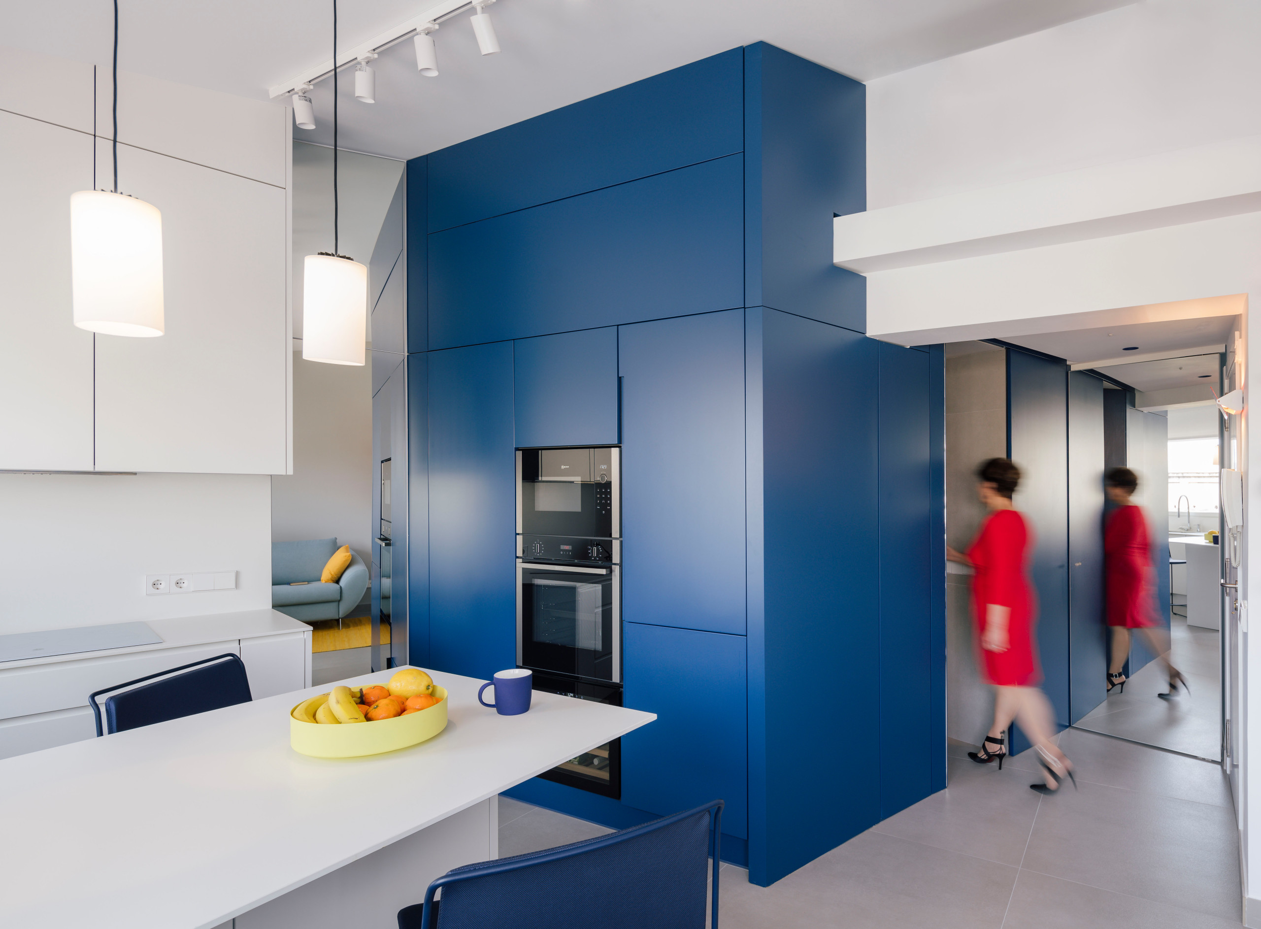 Houzz Испания: 40 кв.м — яркая квартира в центре Мадрида