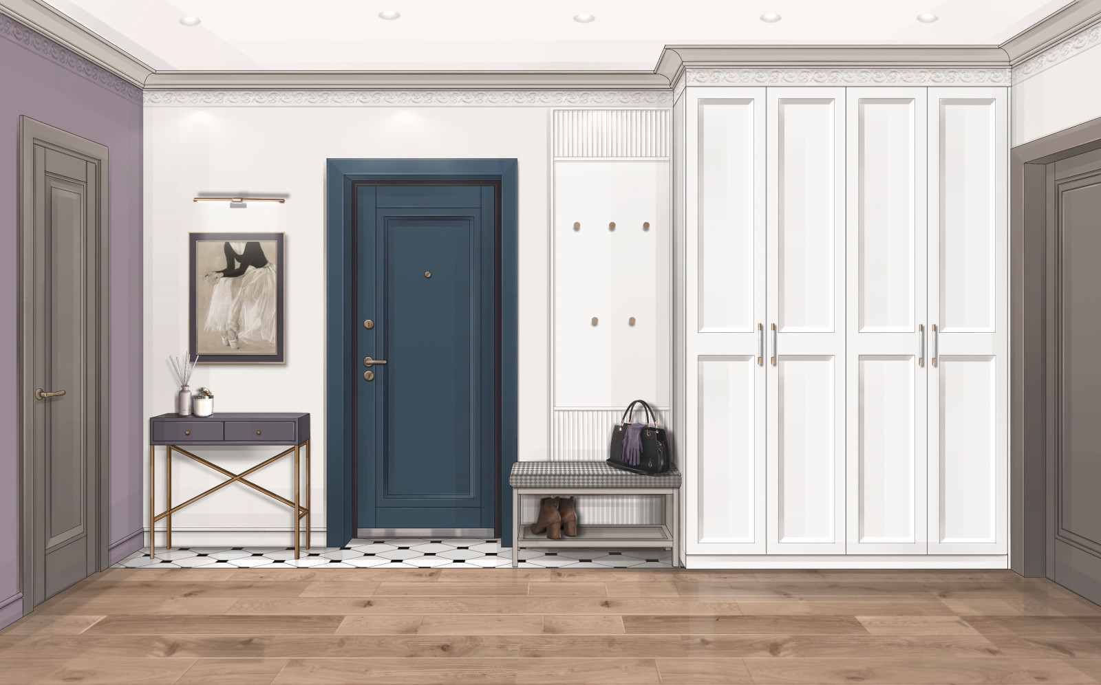 Обложка проекта: Проект квартиры 50 м2