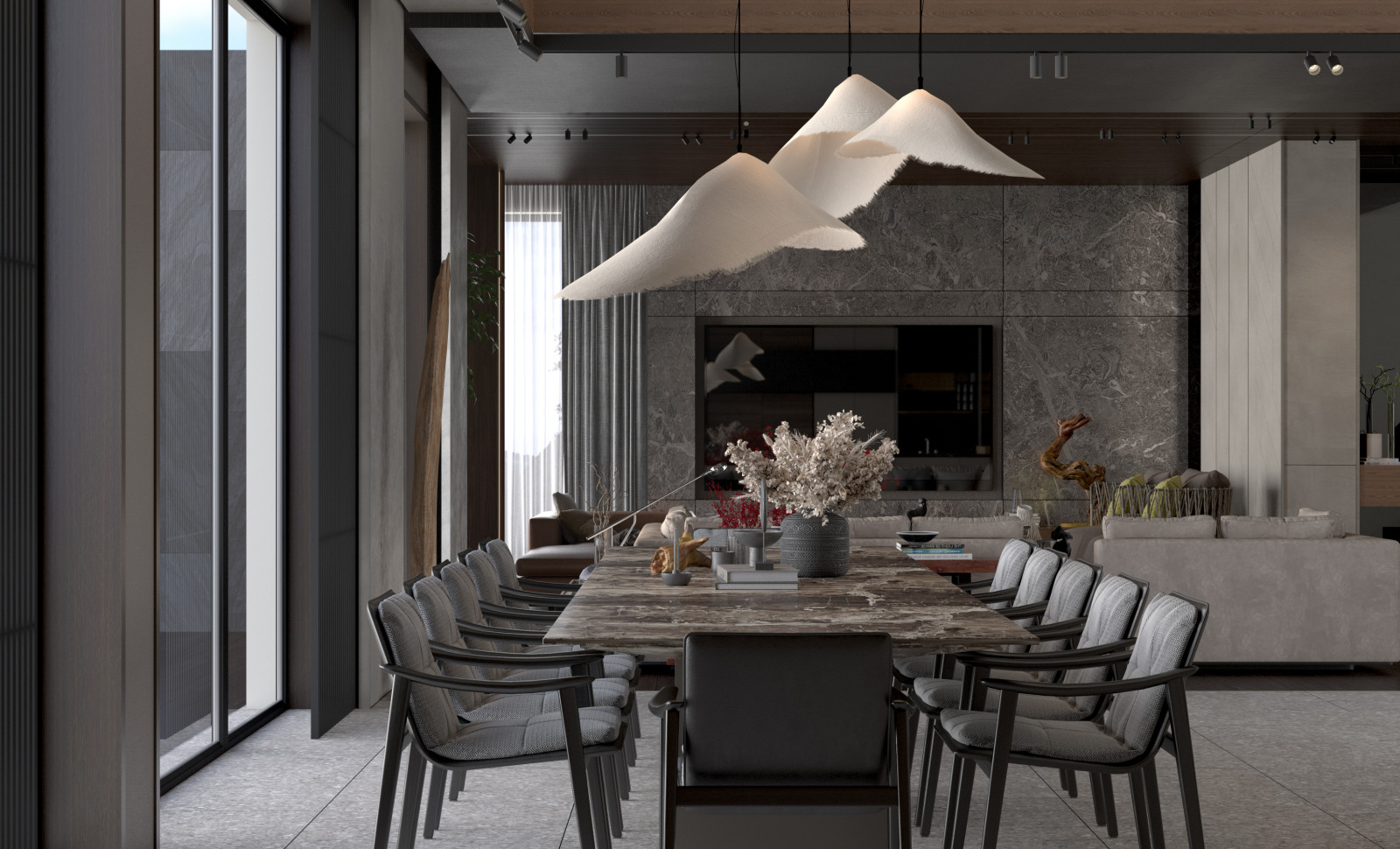 Интерьер дома в Крыму по проекту студии Пейковых