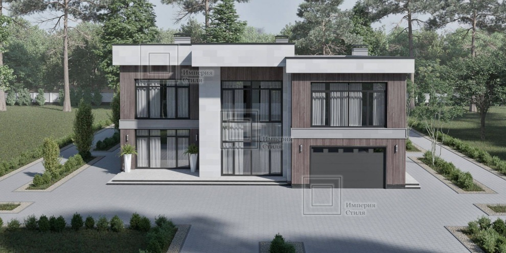 Проект дома с патио