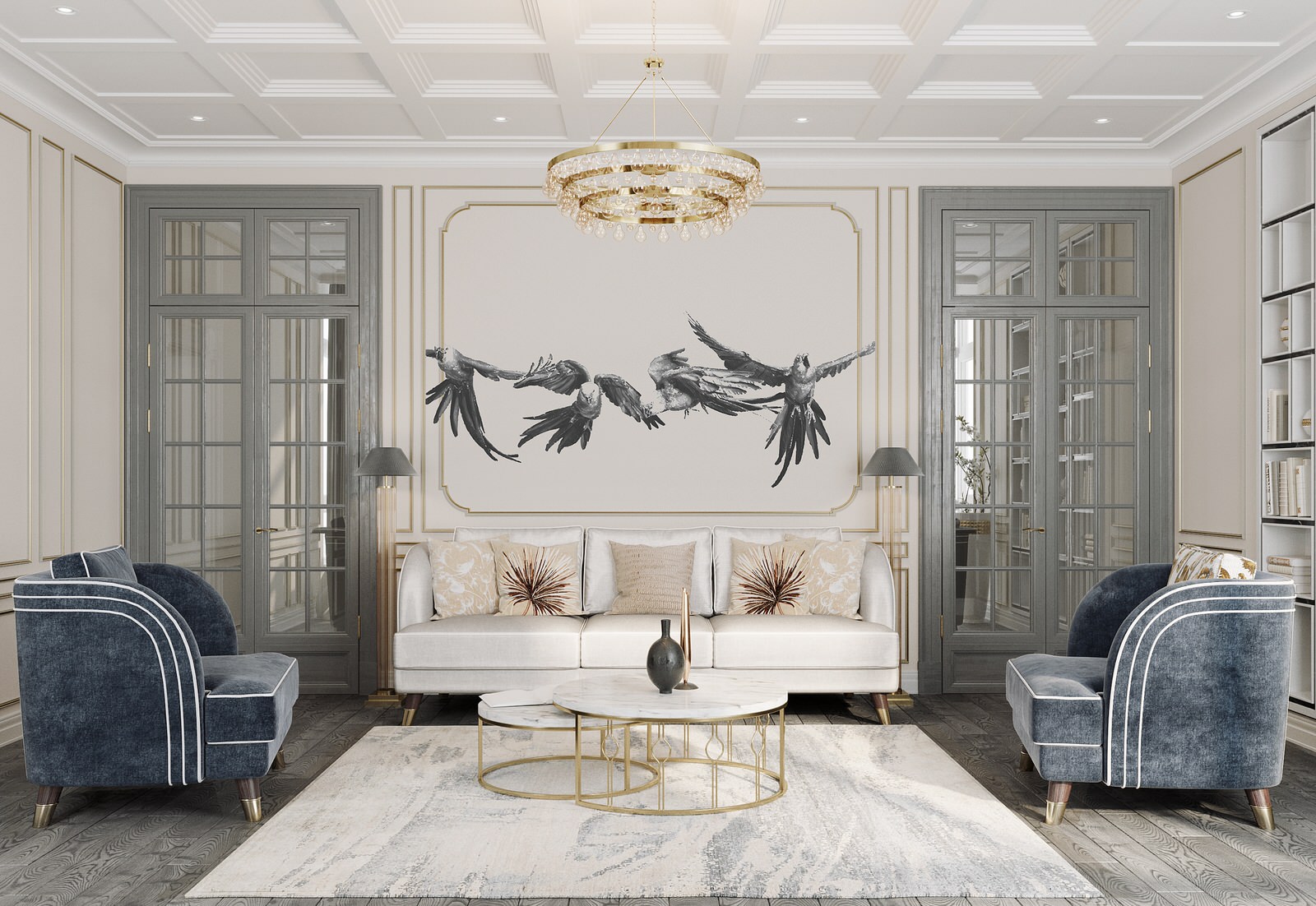 Квартира неоклассика 170м2