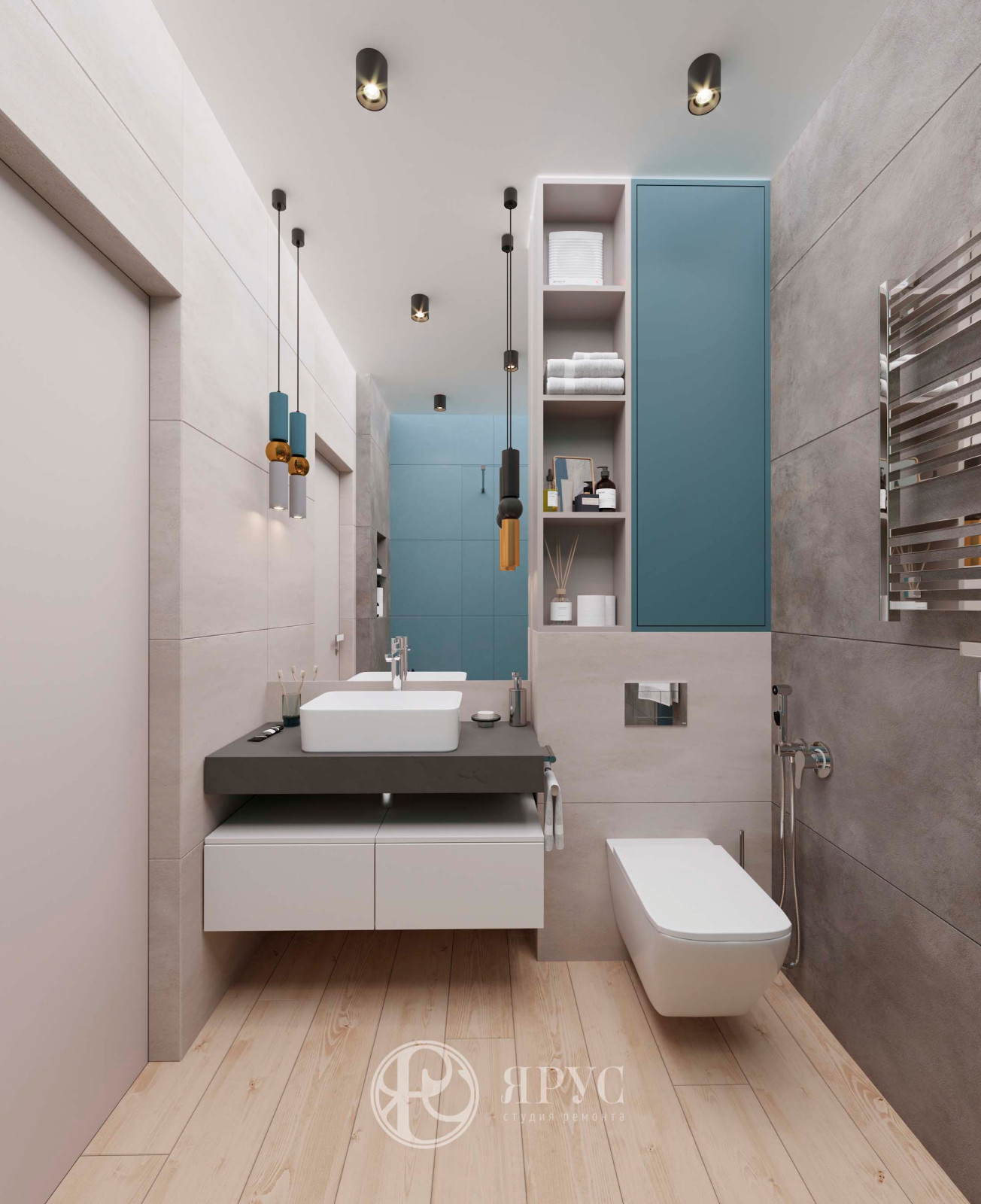 Однокомнатная квартира в современном стиле