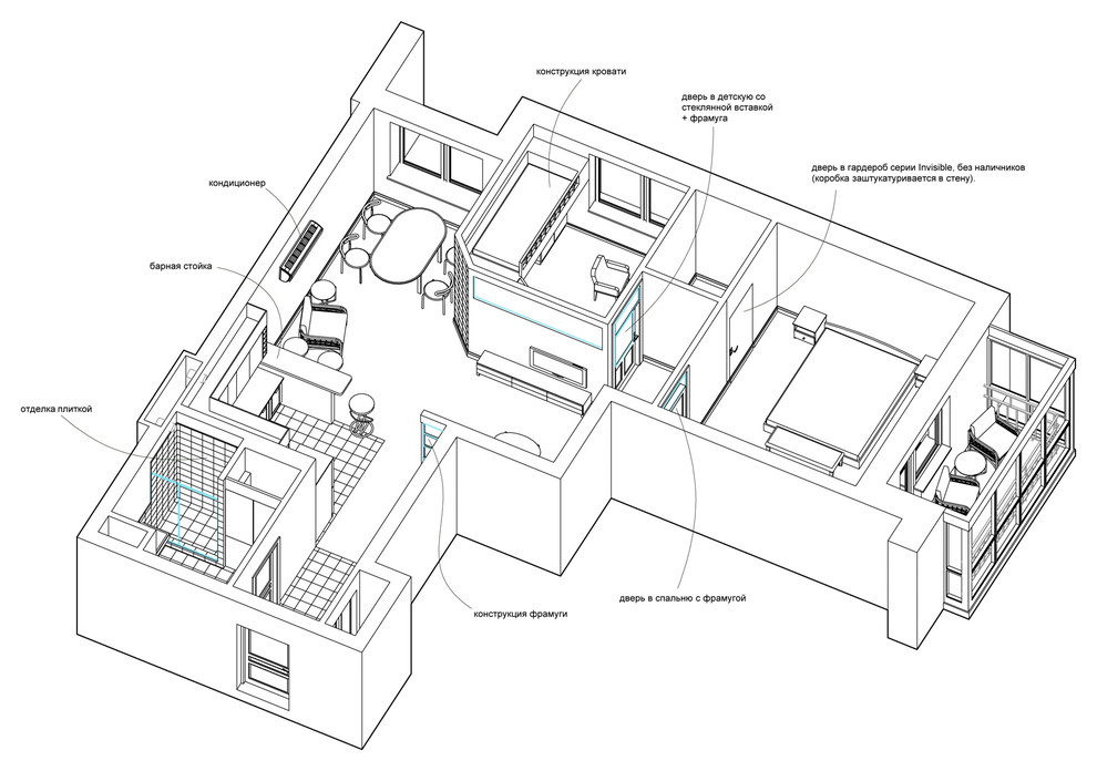 Обложка проекта: Квартира "в Филях"