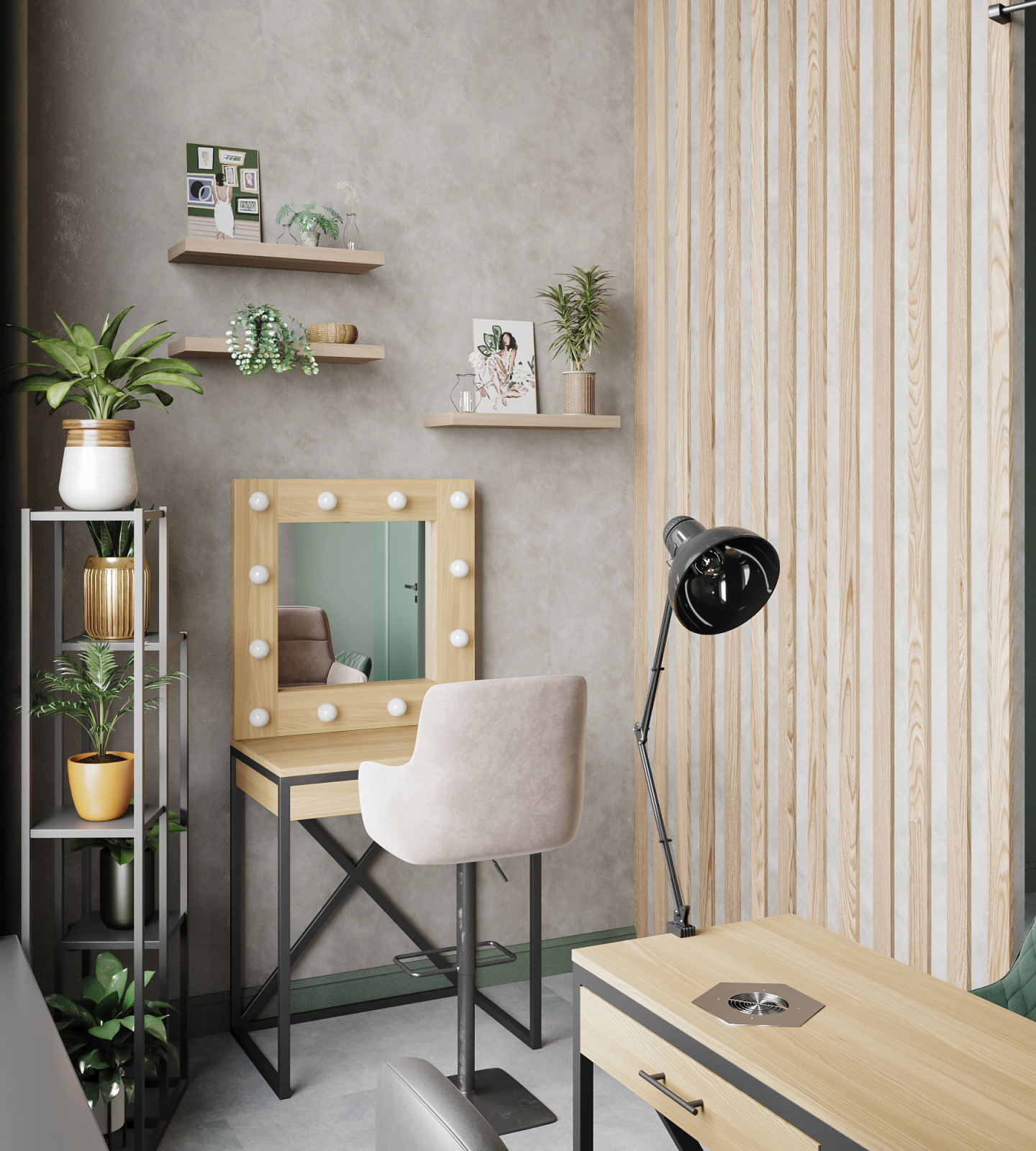 Визуализация маникюрного салона