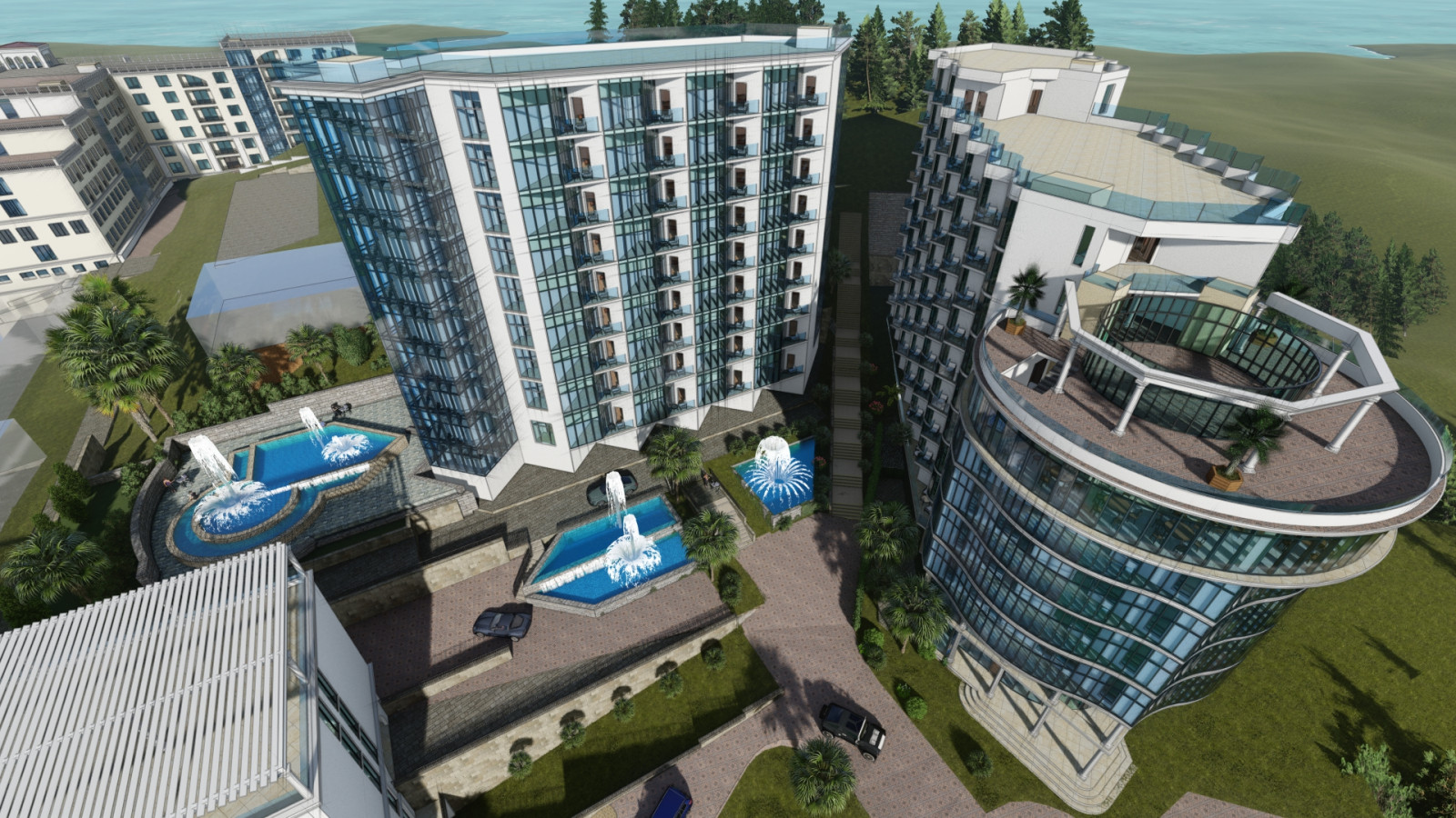 Эскизный проект развития санатория "Кудепста"