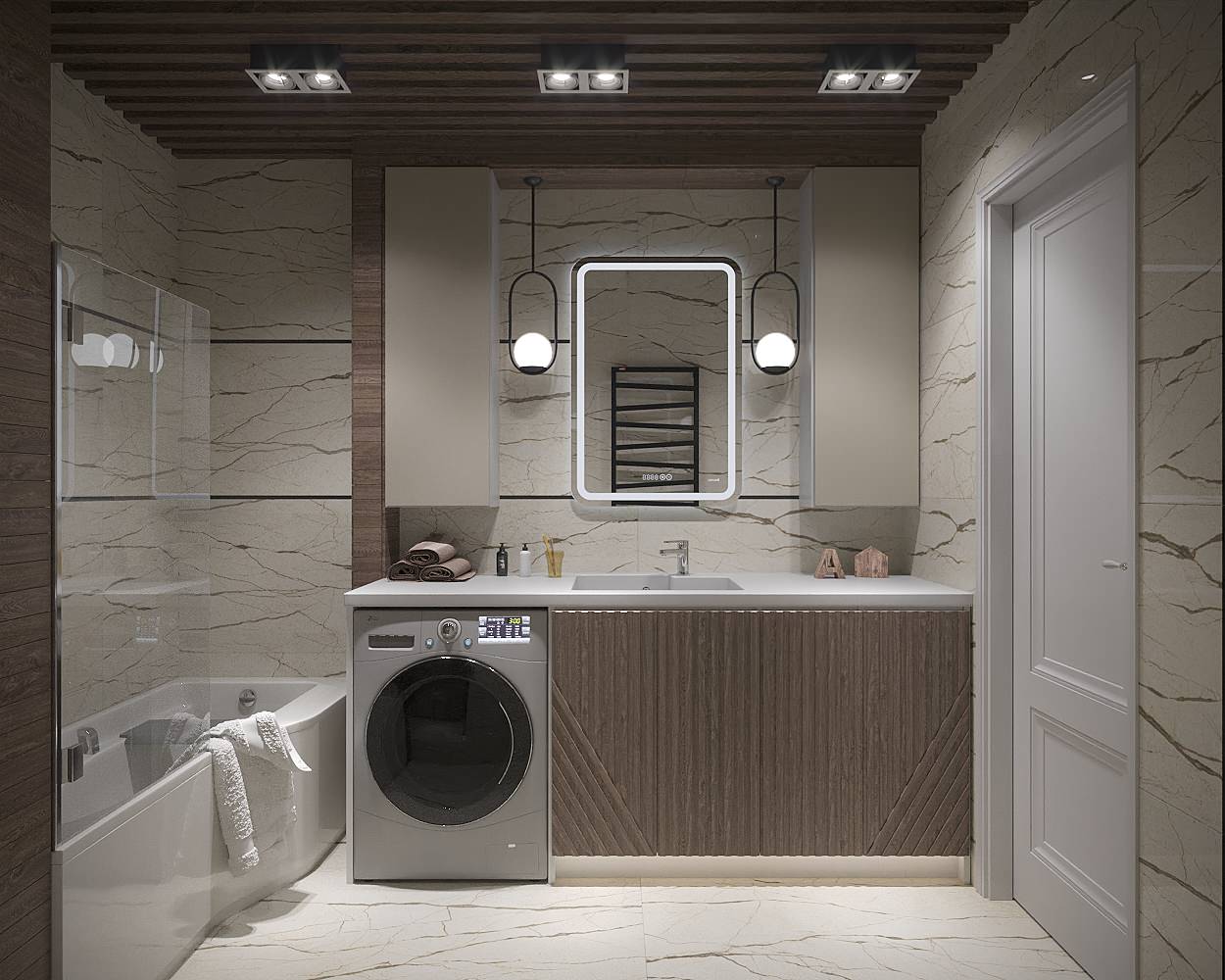 ВАнная комната в современном стиле