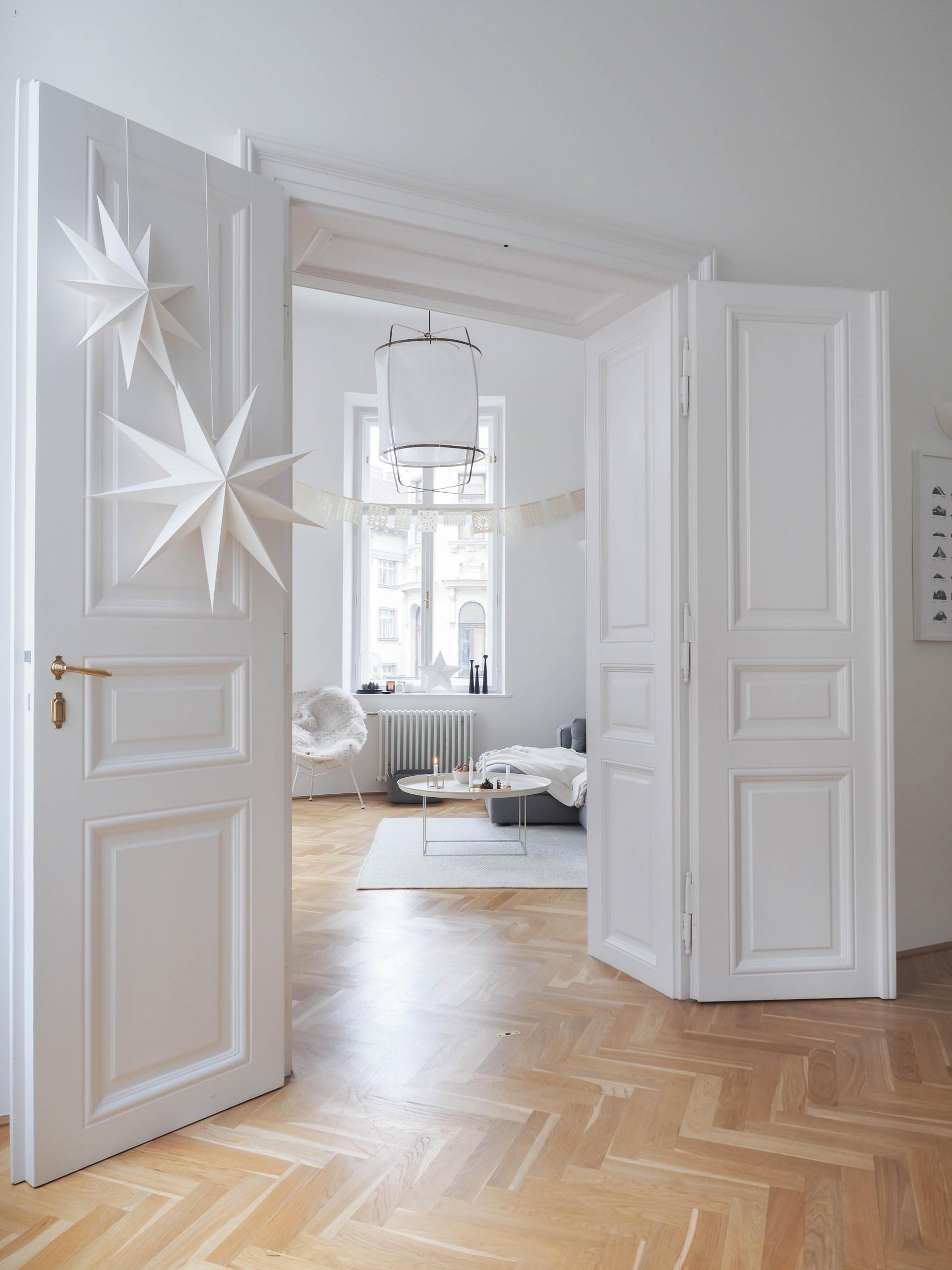 Houzz Австрия: Белое Рождество и белая квартира в Вене