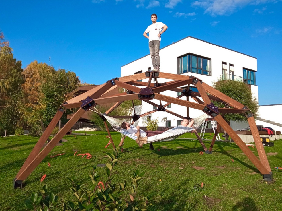 Обложка проекта: Навес Квадро-купол