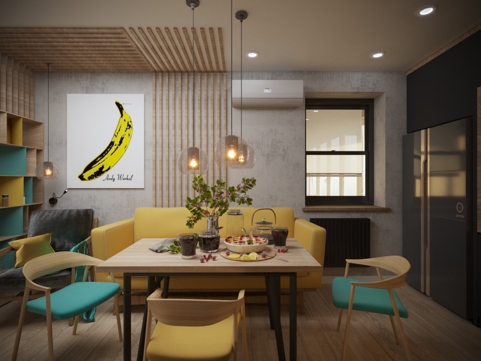 Современный проект квартиры для молодой семьи!