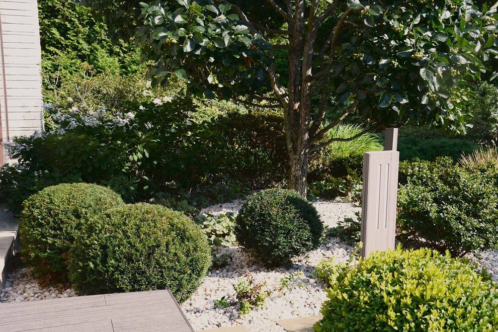 Современный сад в КП "Бенилюкс" вилла 2