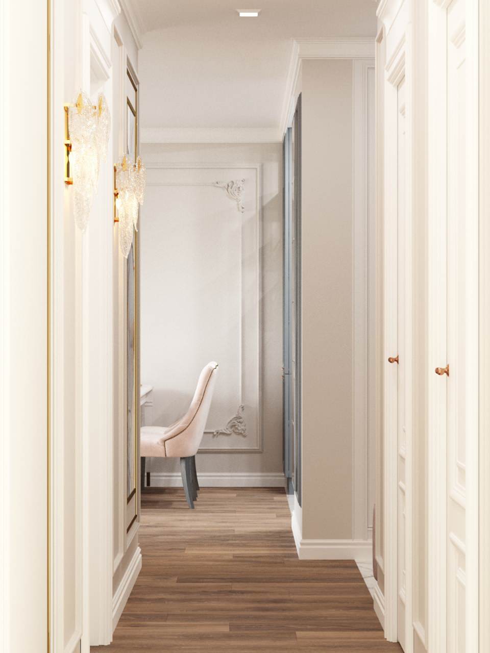 Дизайн интерьера квартиры  в ЖК "Легенда на  Дальневосточном"