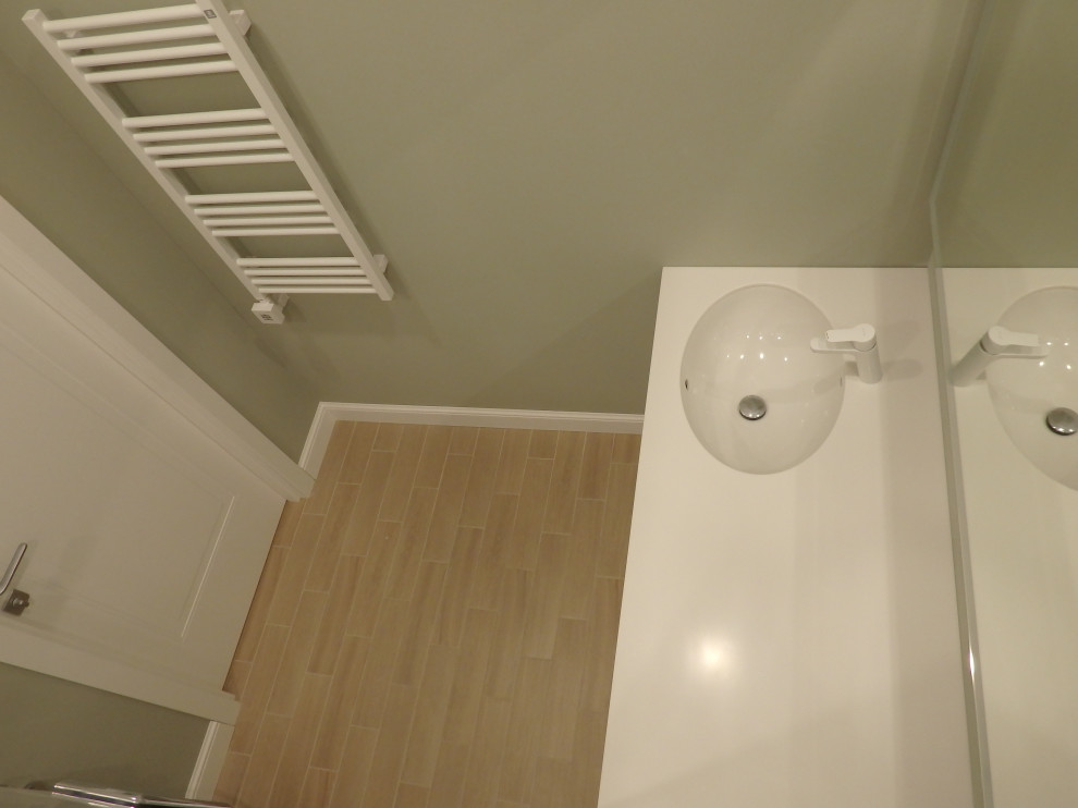 Счастье на Мичуринском - отделка санузла с душевой кабиной в новостройке