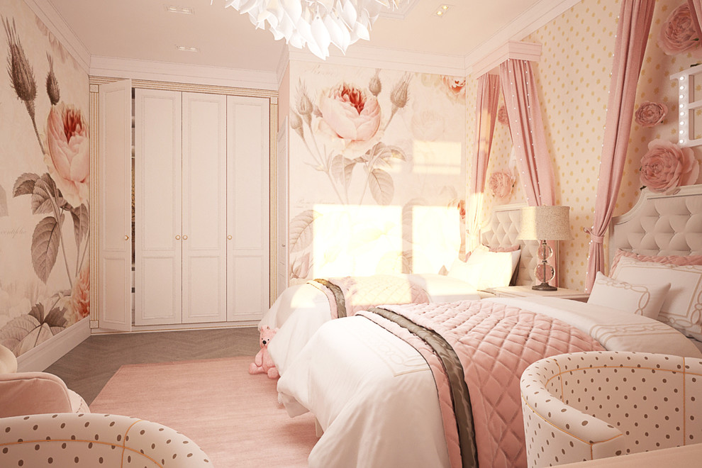 Нежная детская в розовых тонах