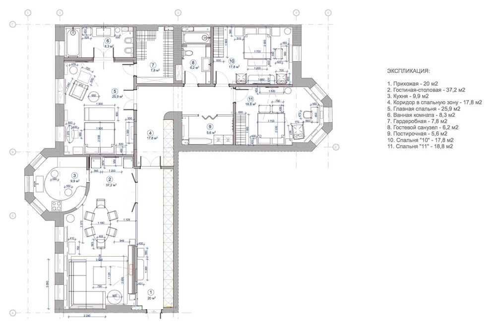 Houzz тур: Бывший евроремонт на Рублёвке