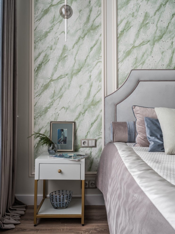 Фрагмент спальни квартиры в ЖК "Испанские кварталы"