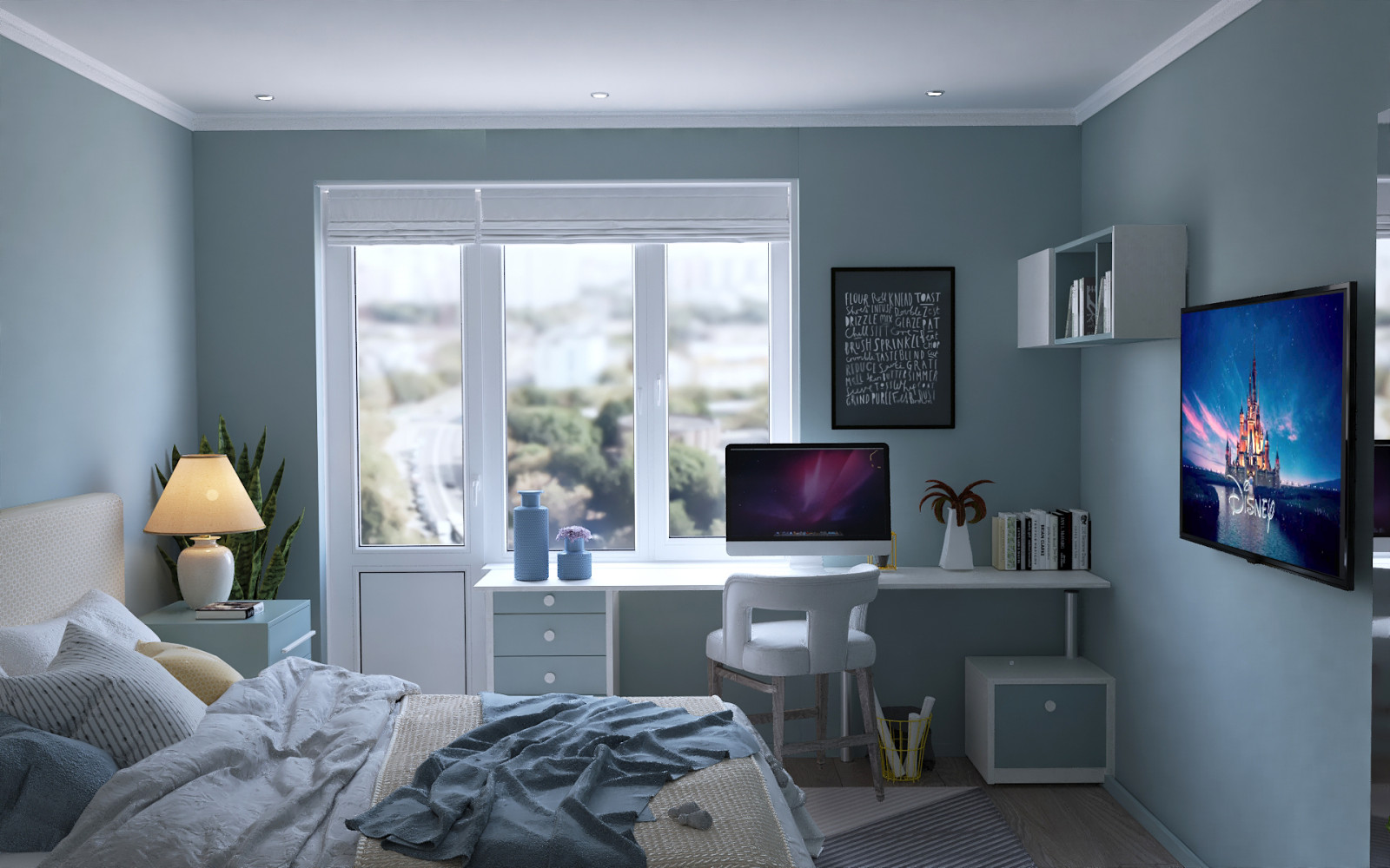 Спальня для юной девушки