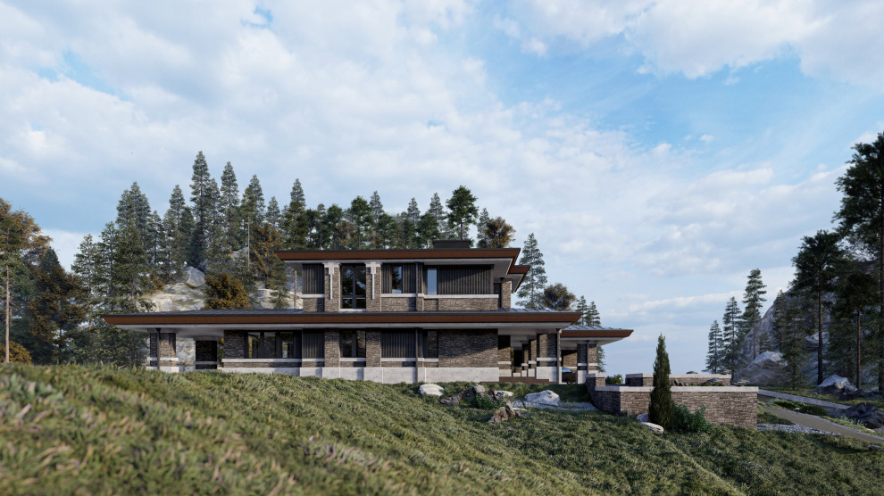 Вилла в стиле Ллойда Райта