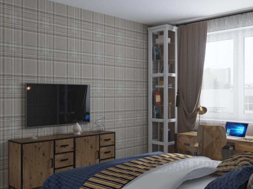 Дизайн-проект однокомнатной квартиры 40 кв.м в ЖК «Поколение»