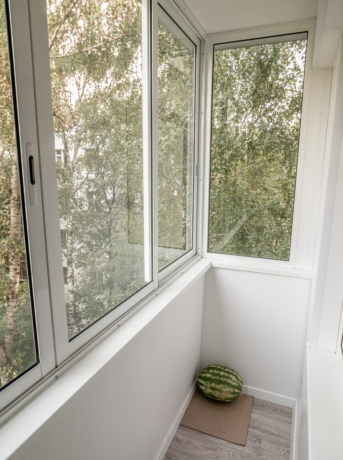 Балкон с арбузом=)