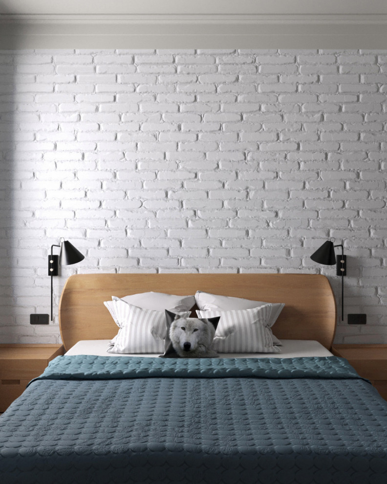 3d-визуализация "Эклектичный лофт" (оформление интерьера от Zeworkroom)