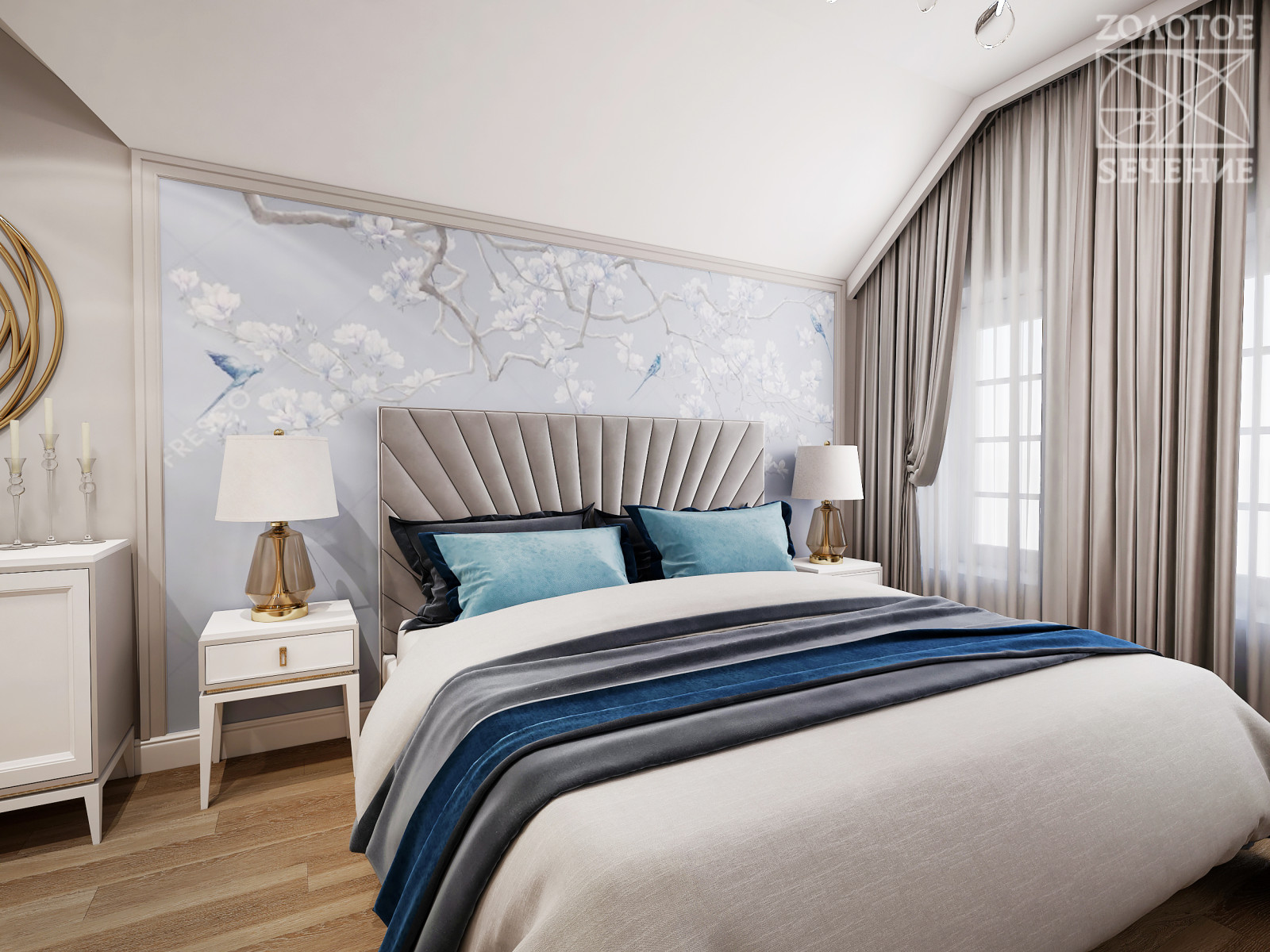 Изысканная нежность загородного дома