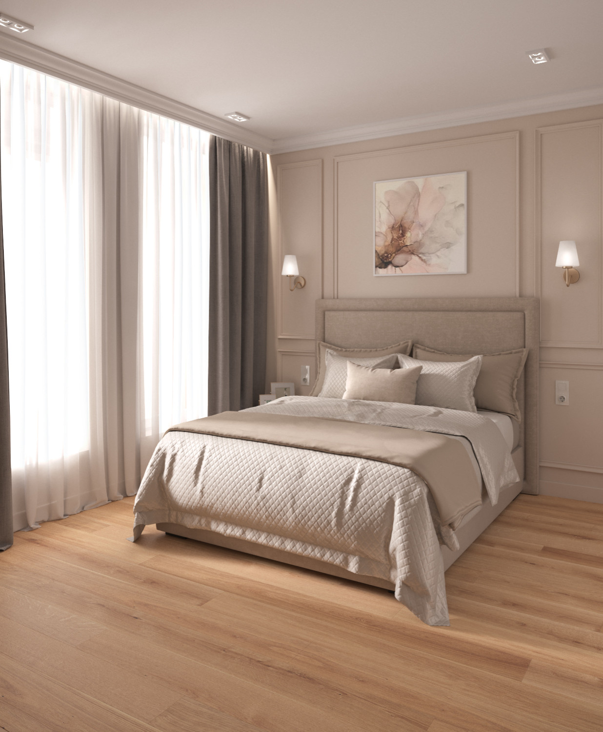 Обложка проекта: ЖК Голден Сити, 1 к.кв. в неоклассике