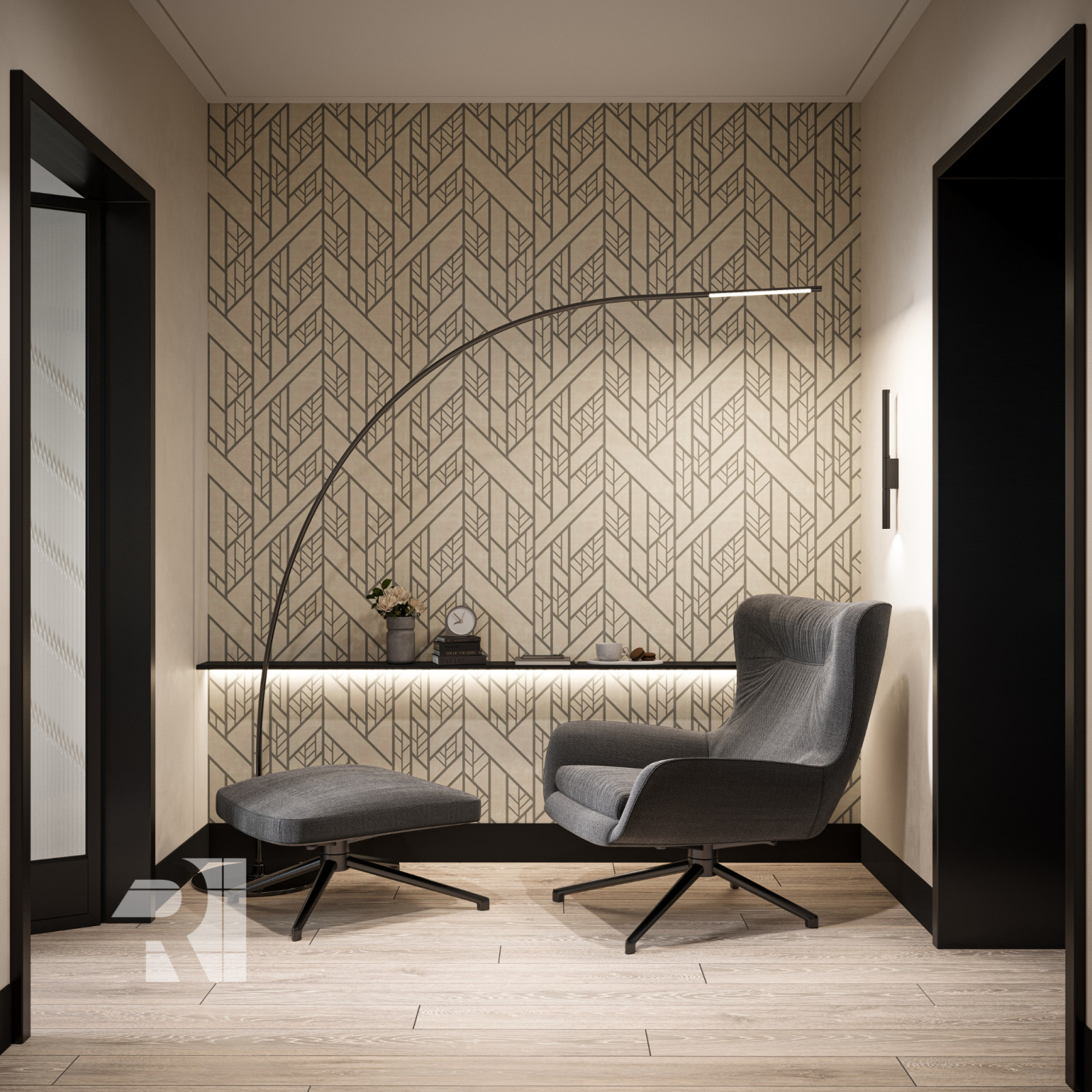 Современный стиль с элементами ар-деко