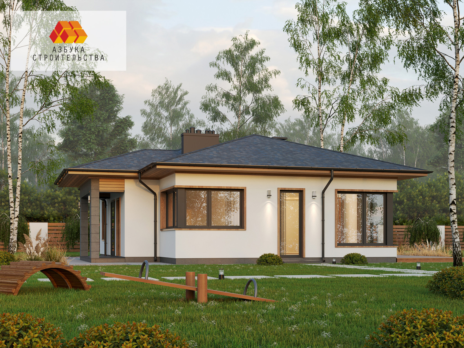Одноэтажный проект дома АС-114