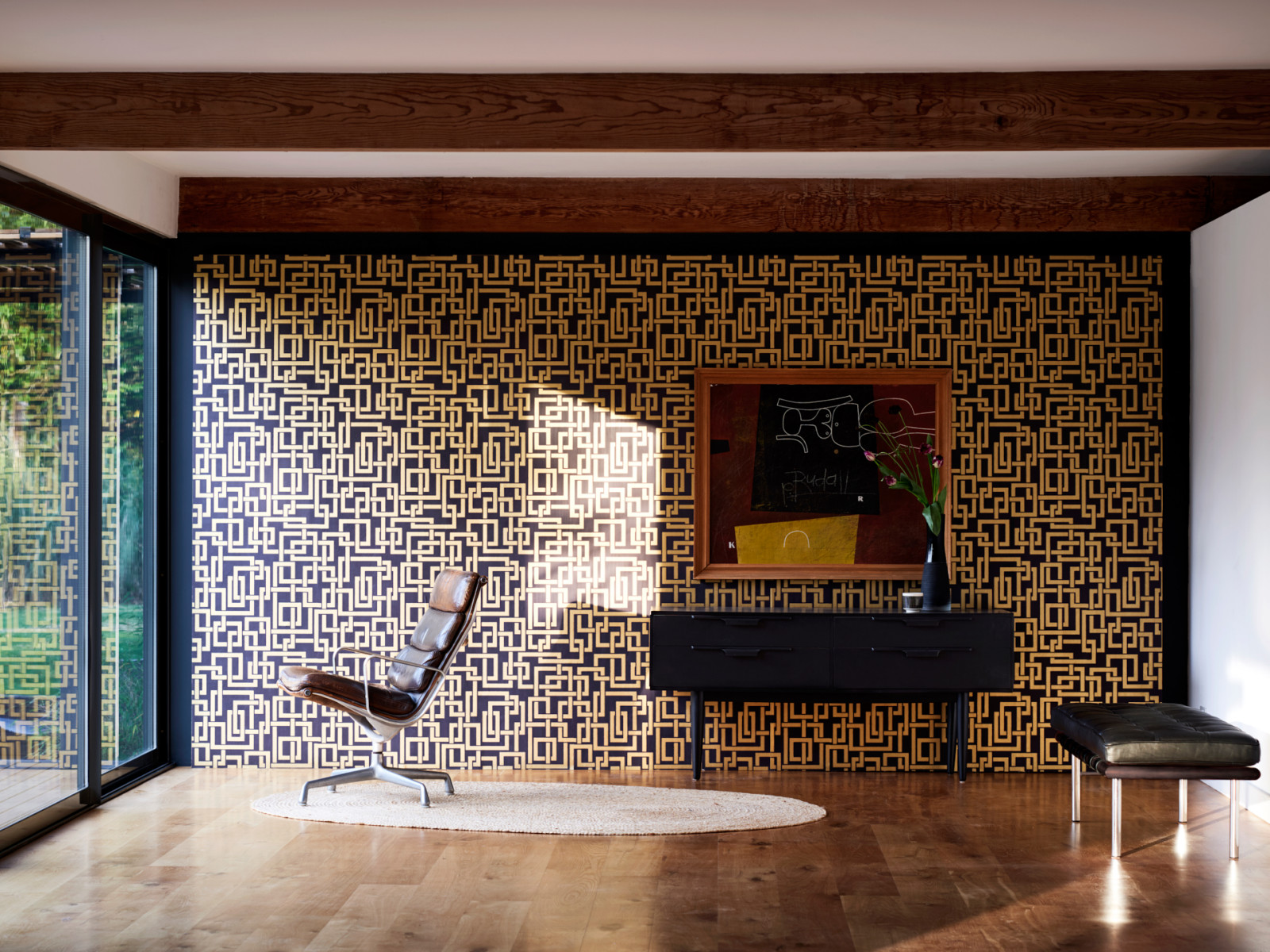 Farrow&Ball Metallic Wallpapers at Manders