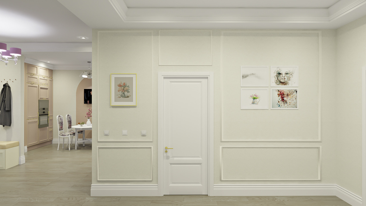 Неоклассика в 142 м2