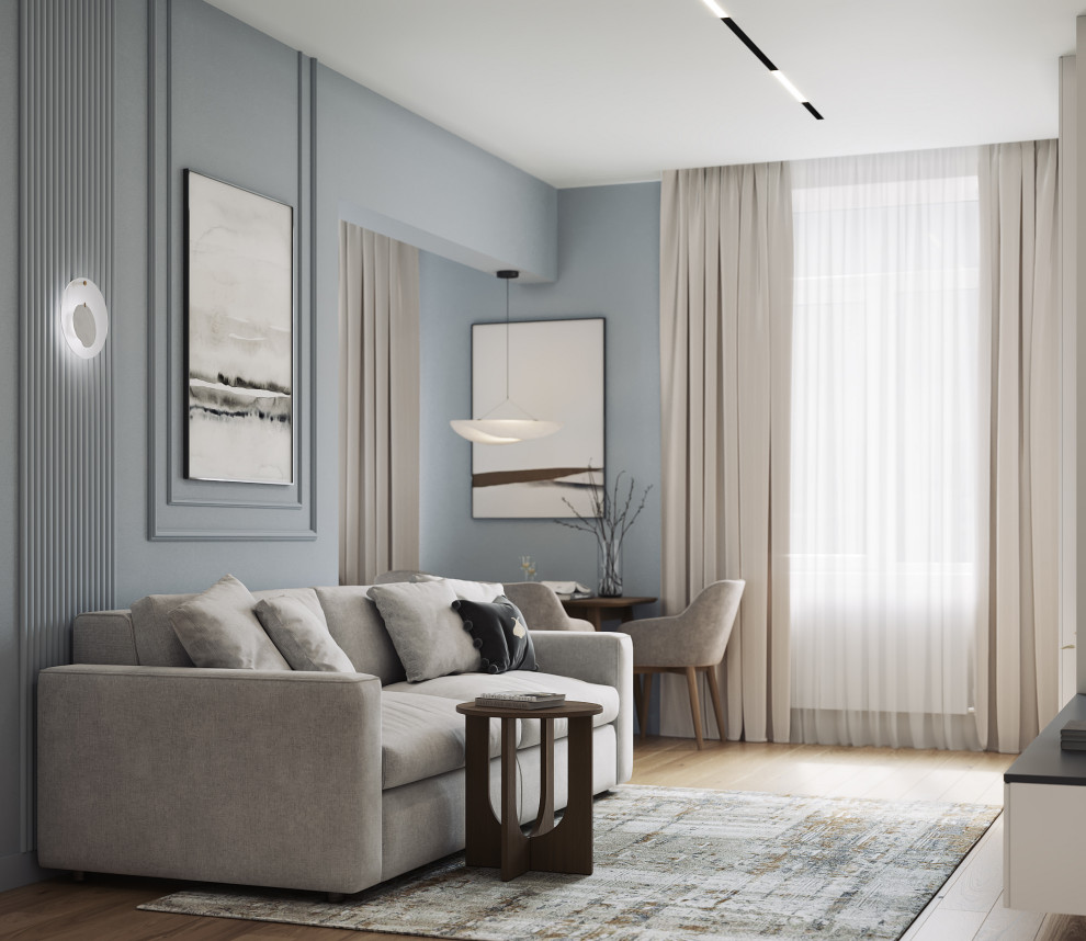 Дизайн-проект 3-х комнатной квартиры в Москве, 65 кв.м