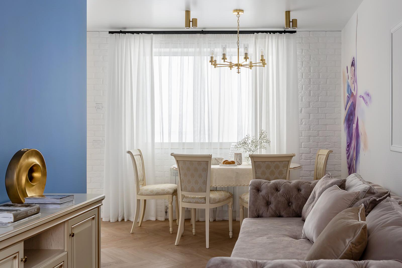 Реализованный дизайн проект квартиры ЖК "Театральный"