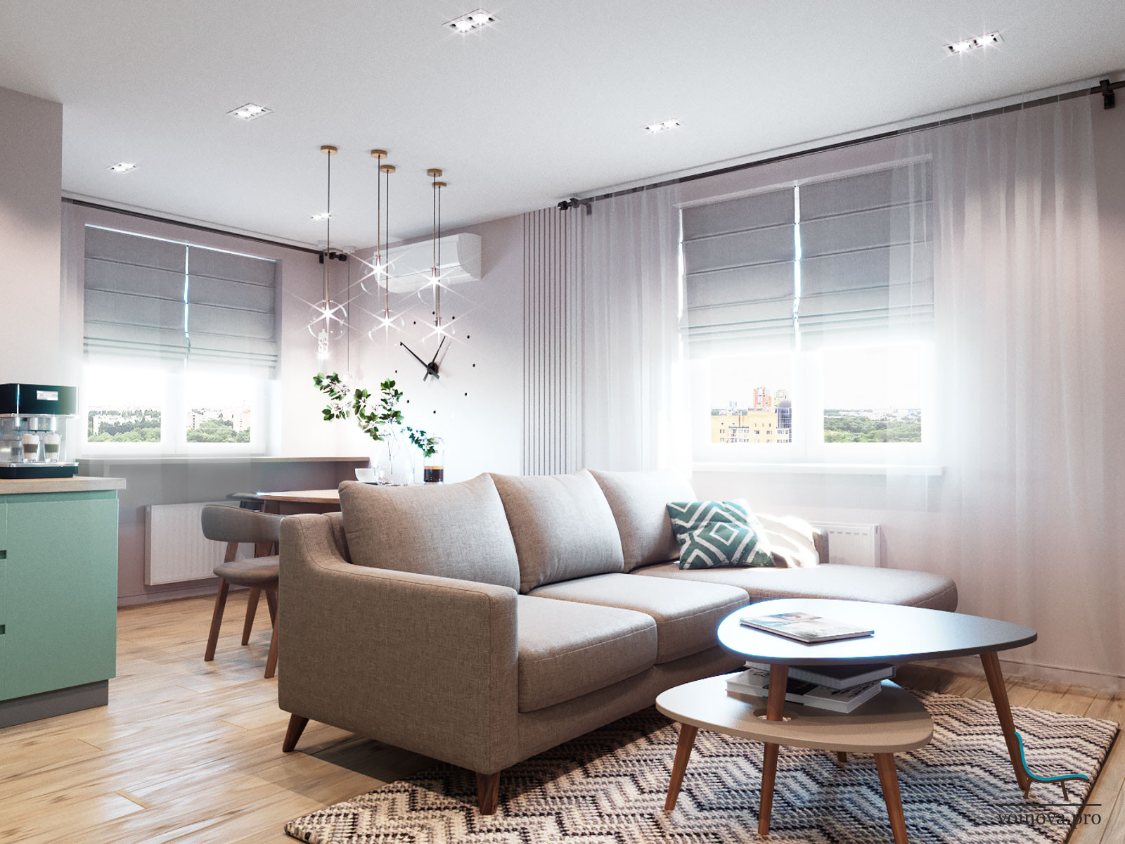 Кухня-гостиная