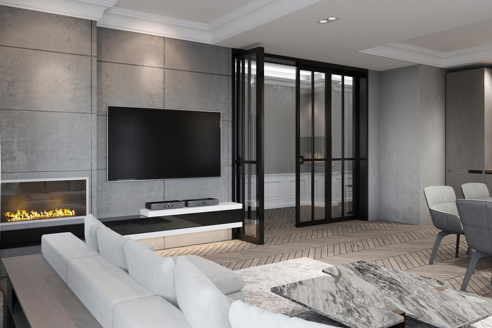 Квартира с библиотекой