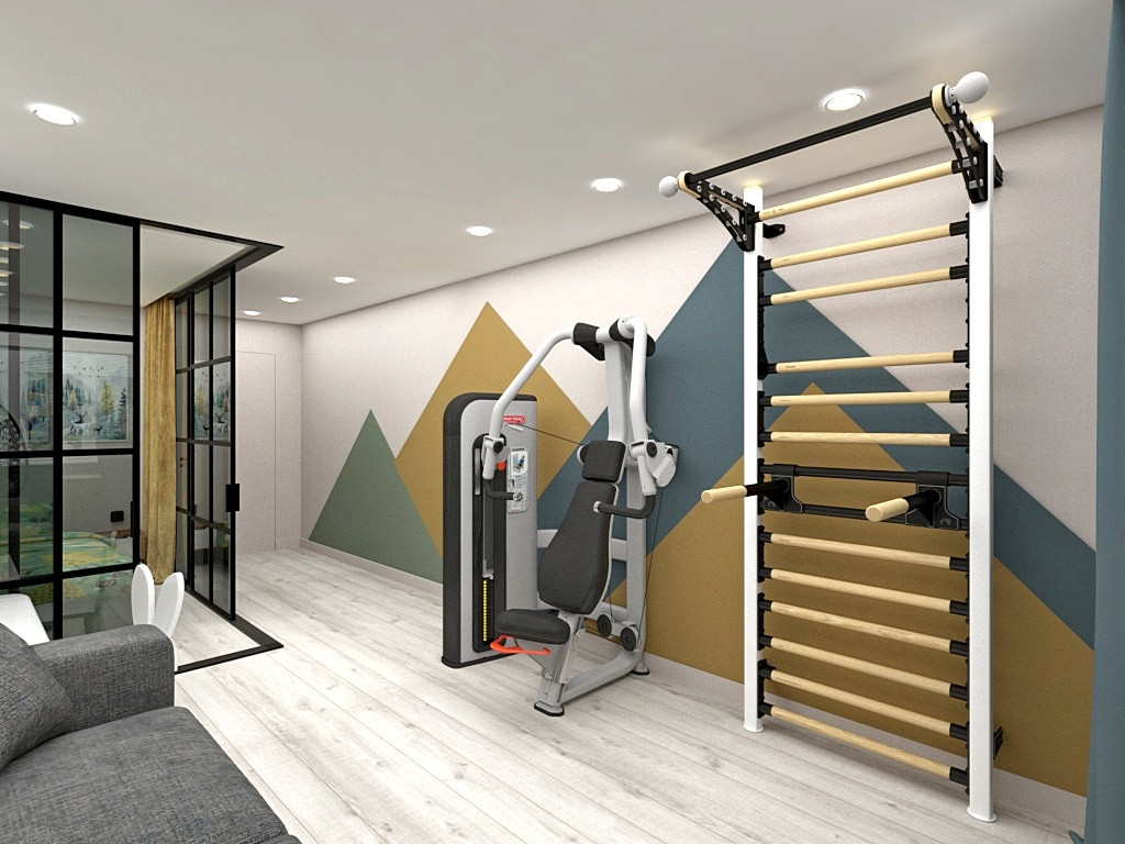 Атмосферный дизайн квартиры в самом сердце города 125 кв.м.