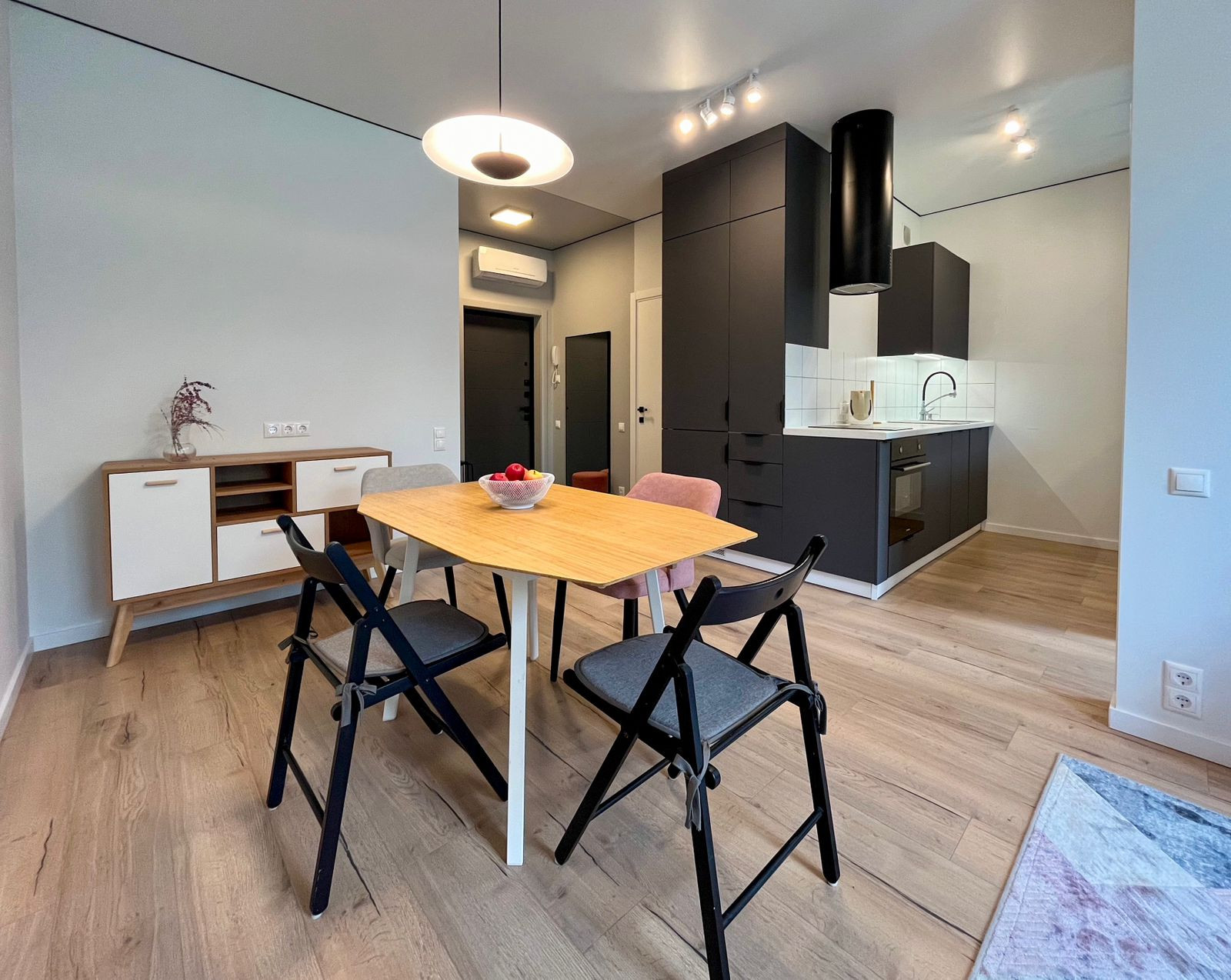 Проект студии 37м2, ЖК Серебрица