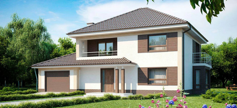 Обложка проекта: Монолитный дом, 206 кв.м.