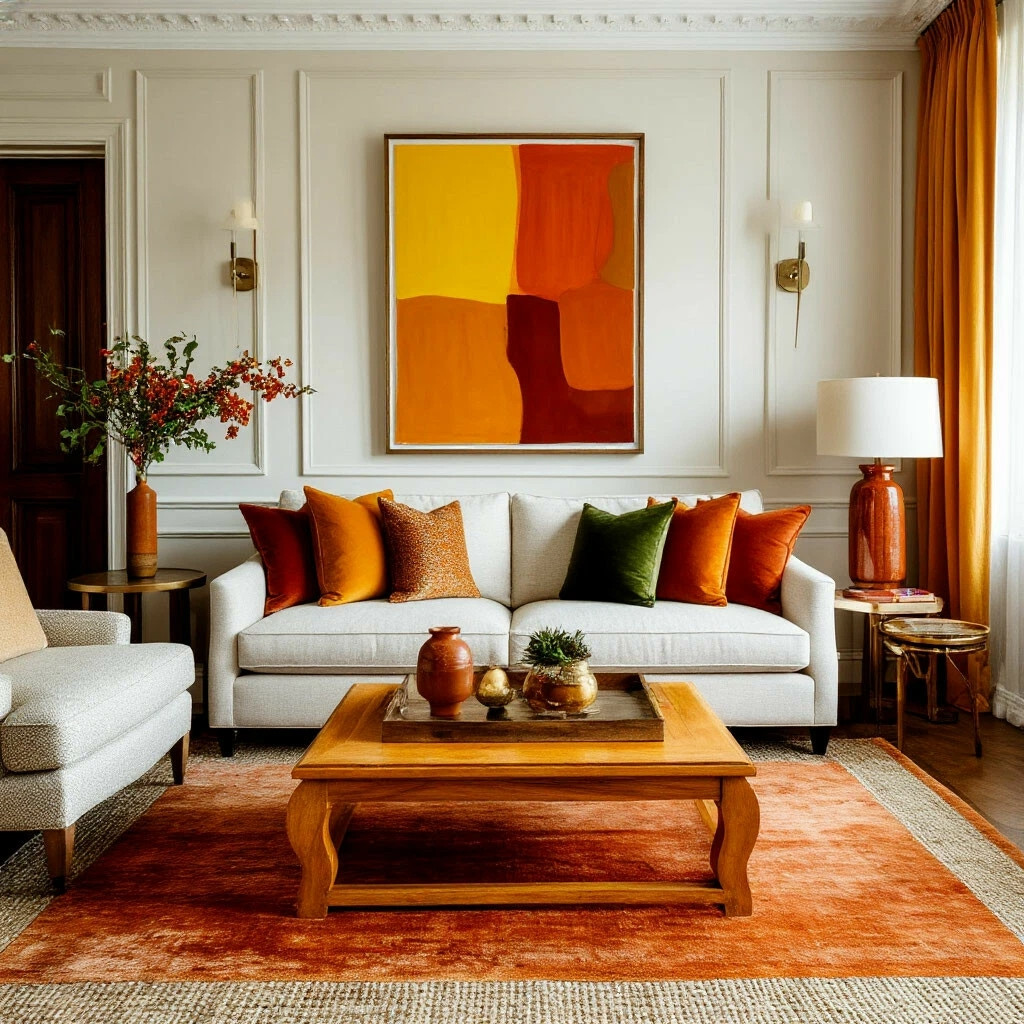 Обложка проекта: Золотая осень в интерьере