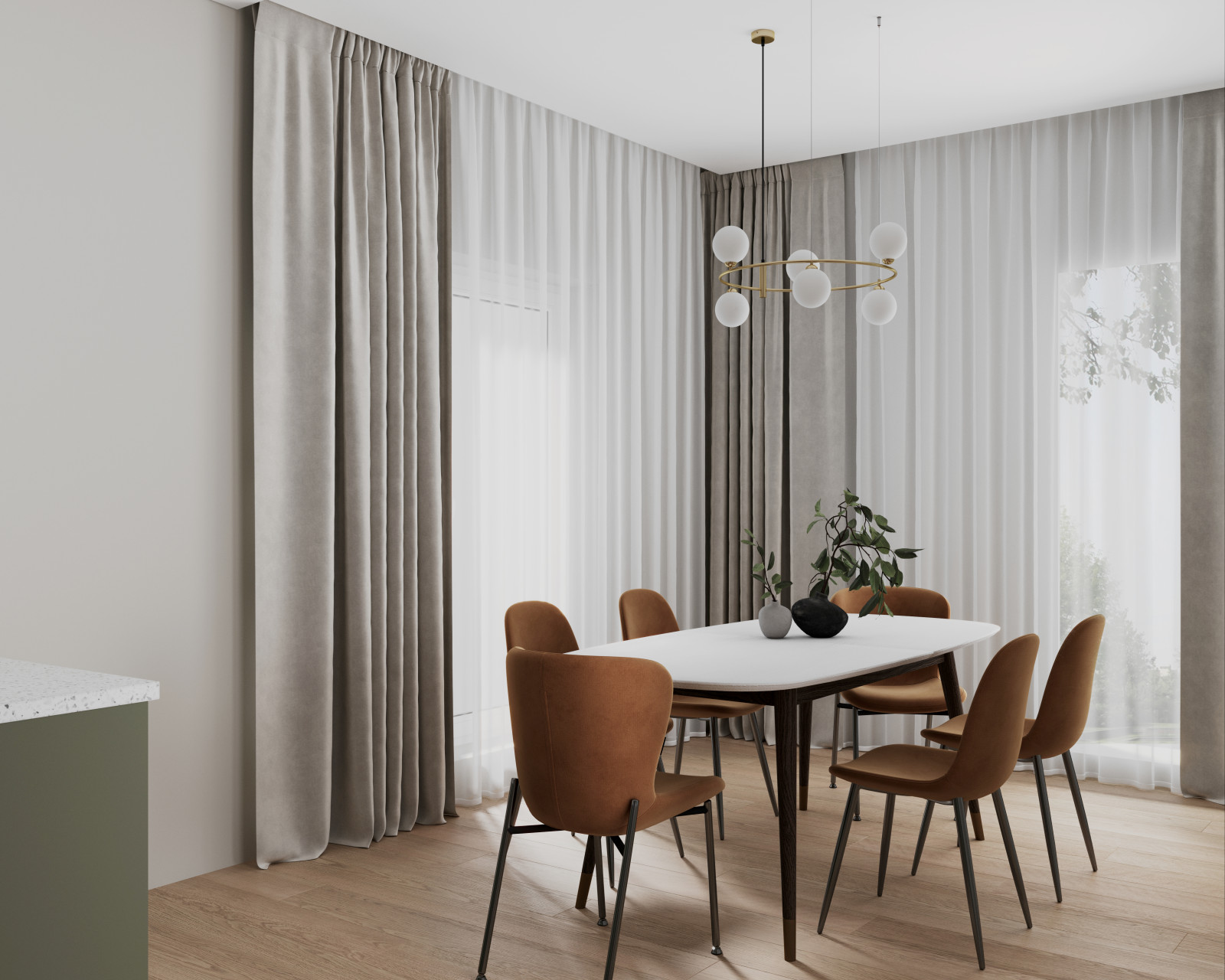 Частный дом с небольшой высотой потолков