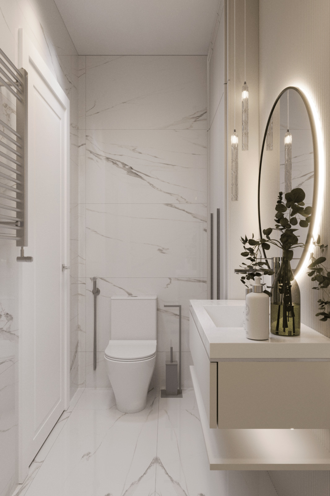 Дизайн-проект квартиры 58м² в ЖК Домашний