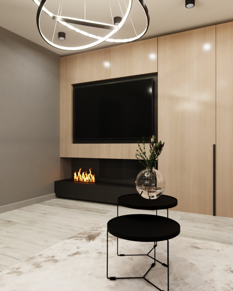 Современная гостиная для молодой пары ЖК Звезда г.Саратов