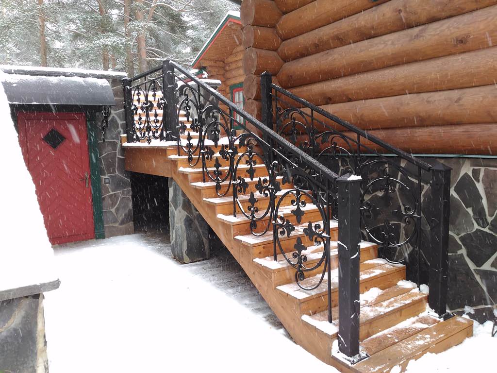 лестница в баню