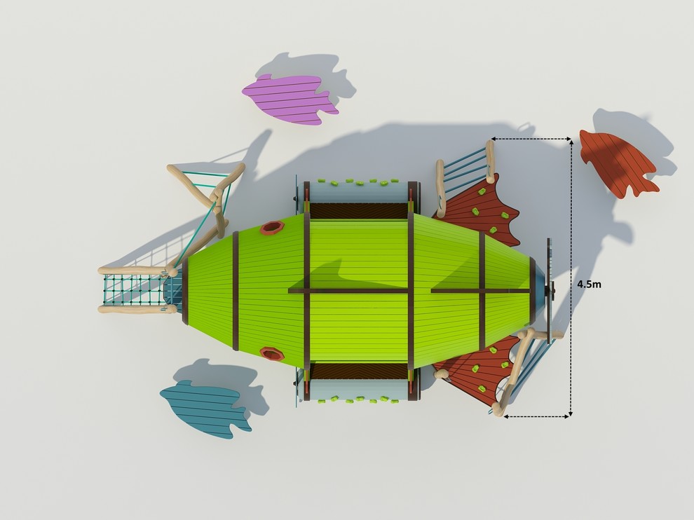 Детская игровая площадка «Рыбка Фредди»