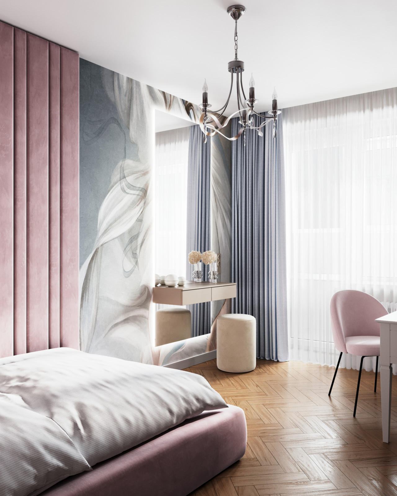 Элегантная квартира с нотками классики