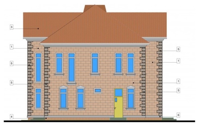 Кирпичный индивидуальный жилой дом [001.14]