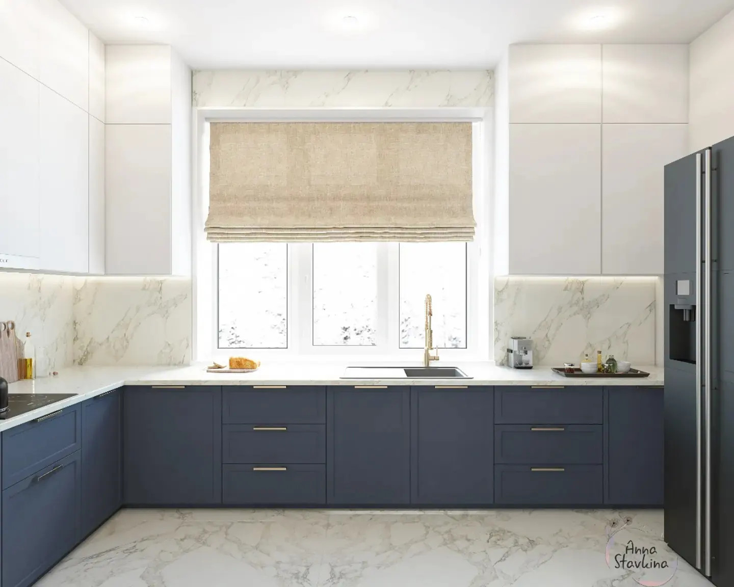 Обложка проекта: Кухня и обеденная зона