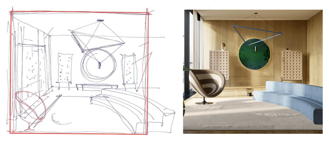 Обложка проекта: Дизайн-проект в Трибеке совместно с TAPIS ROUGE