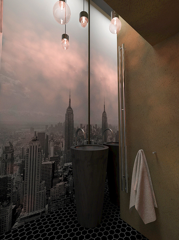 Интерьер коттеджа в стиле лофт