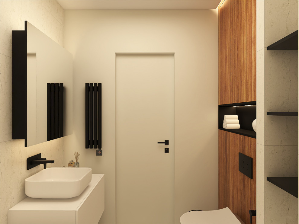 Минималистичная квартира 91м2 в Москве для семьи с двумя детьми