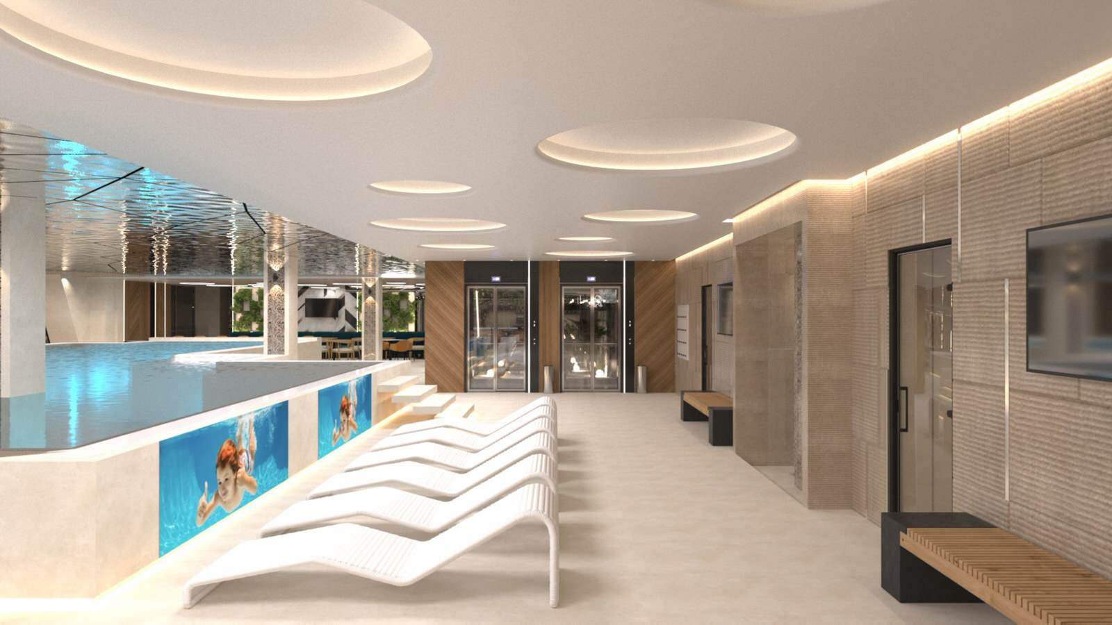 Термы "Лето". Закрытый бассейн.